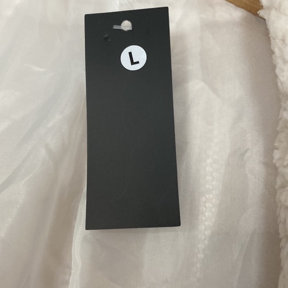 New Womens Large Sherpa Cardigan Cream - Picture 5 of 9